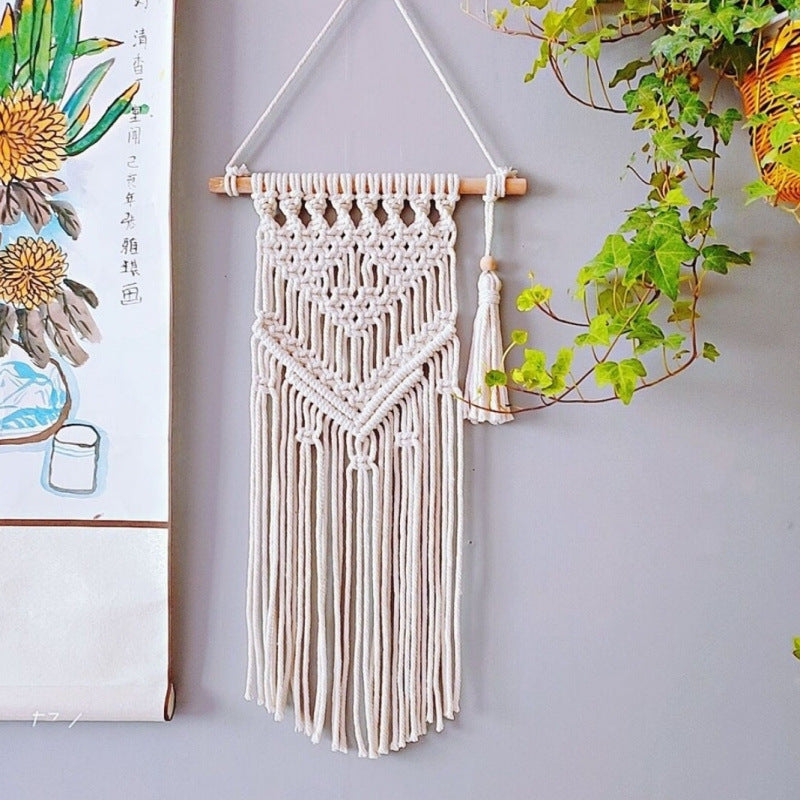 Ins Nordic Style Woven Wall Hanging Handmade Wall Decoration