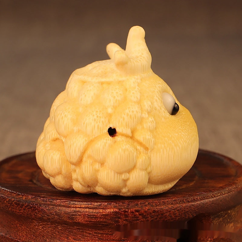 Solid Bamboo Bamboo Carving Crown Princess Toad Hand Pieces