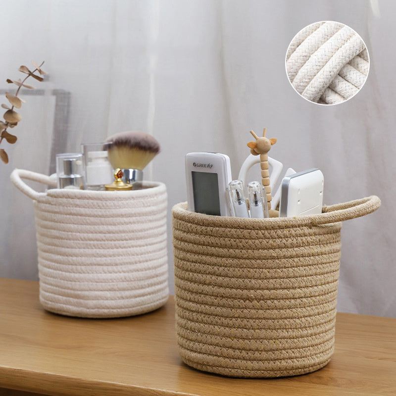 Hanging Cotton Woven Storage Basket