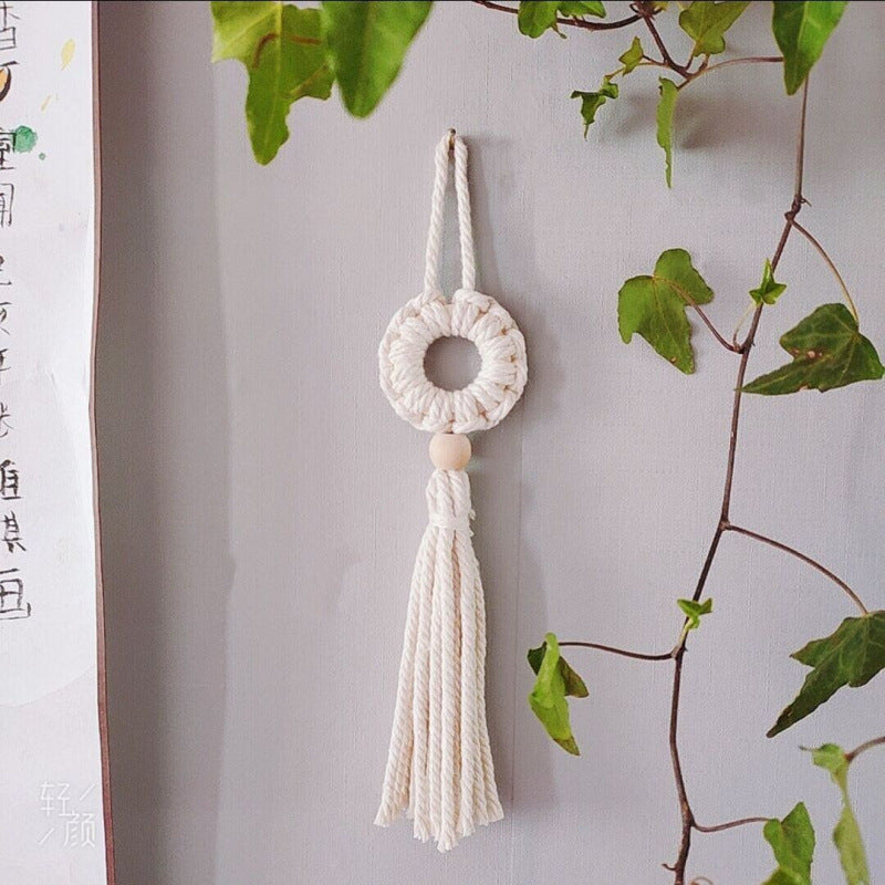 Ins Nordic Style Woven Wall Hanging Handmade Wall Decoration