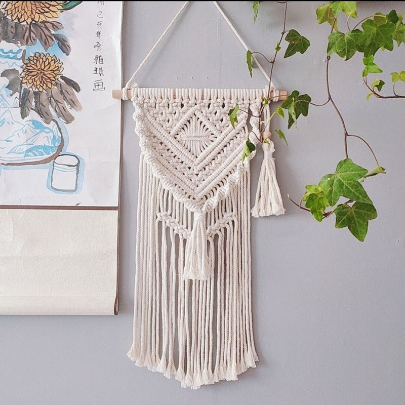 Ins Nordic Style Woven Wall Hanging Handmade Wall Decoration