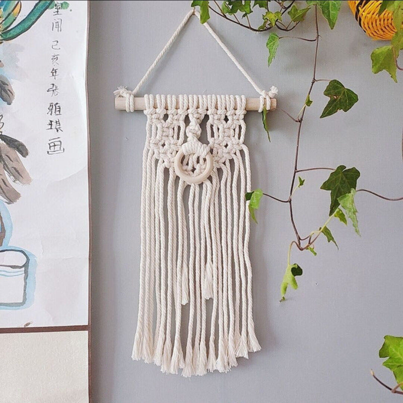 Ins Nordic Style Woven Wall Hanging Handmade Wall Decoration
