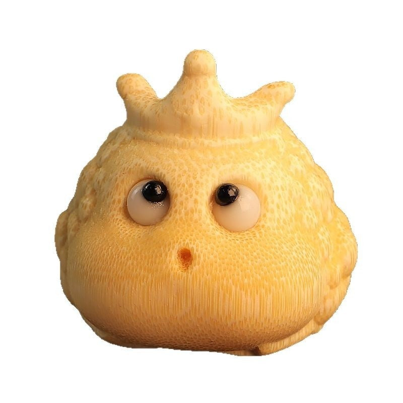 Solid Bamboo Bamboo Carving Crown Princess Toad Hand Pieces