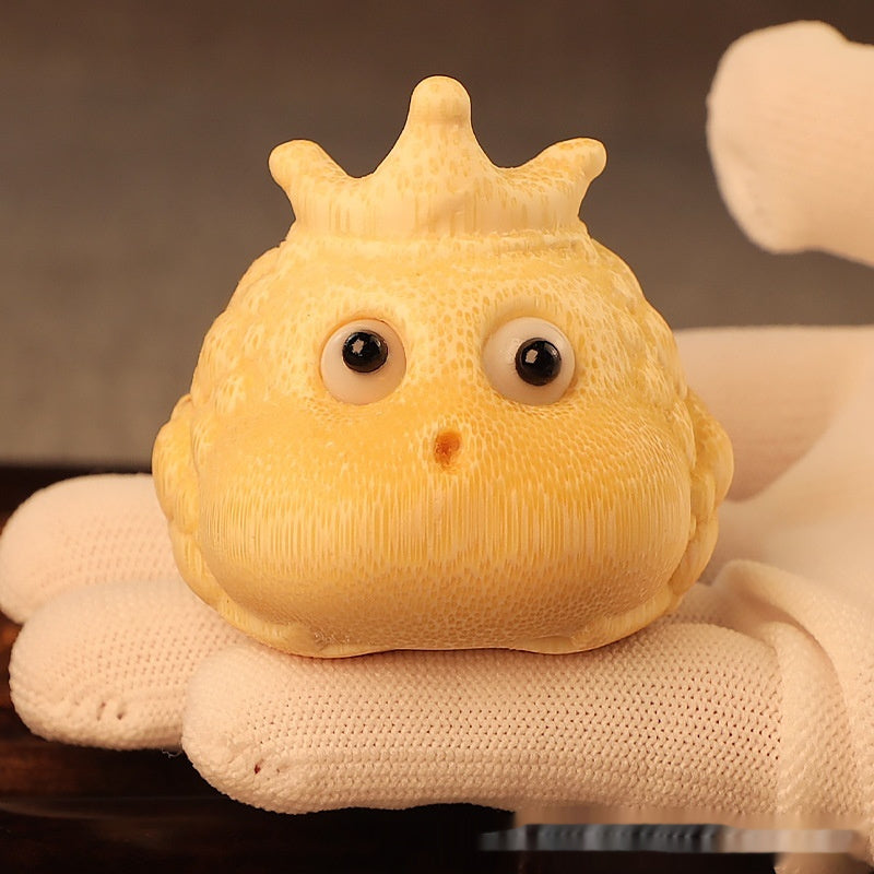Solid Bamboo Bamboo Carving Crown Princess Toad Hand Pieces