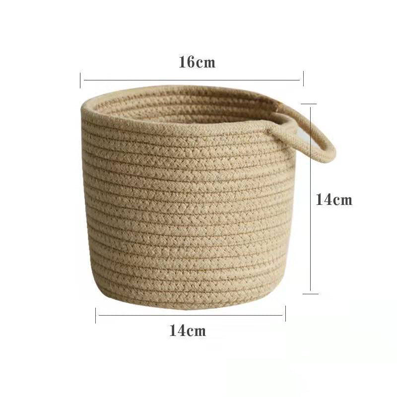 Hanging Cotton Woven Storage Basket