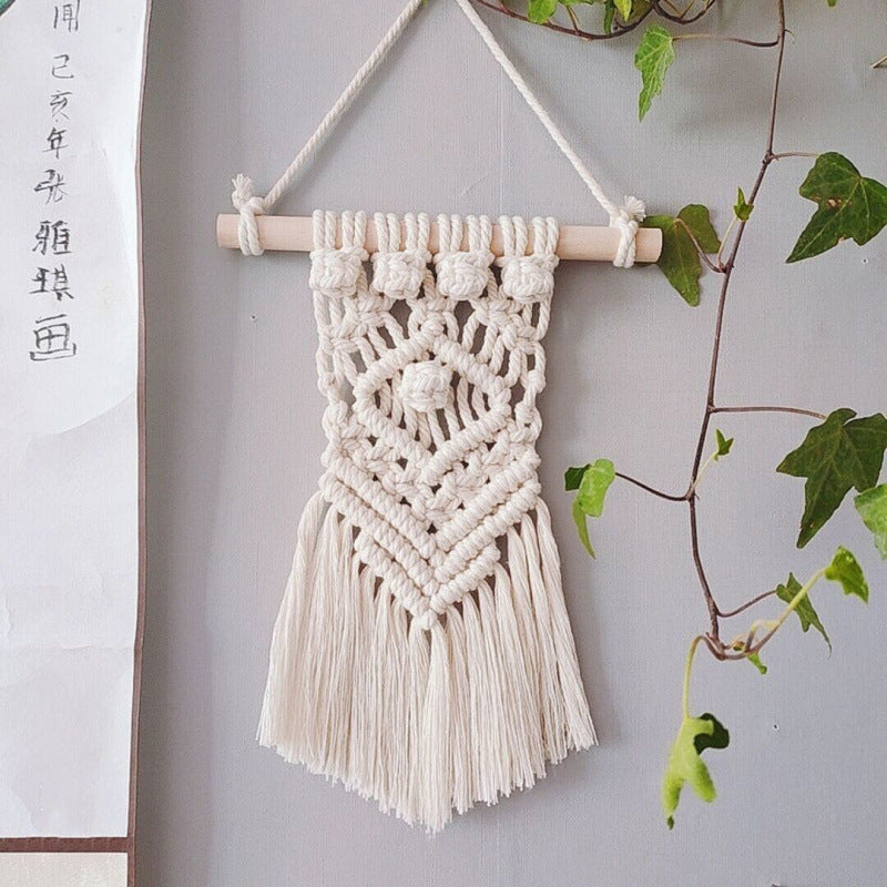 Ins Nordic Style Woven Wall Hanging Handmade Wall Decoration