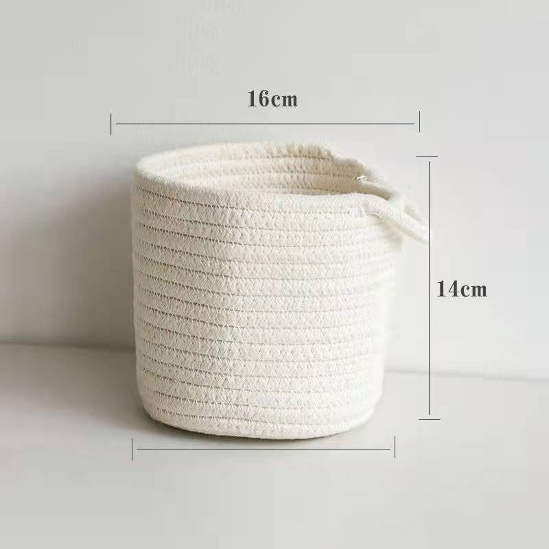 Hanging Cotton Woven Storage Basket