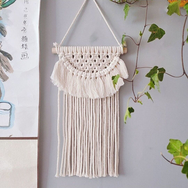 Ins Nordic Style Woven Wall Hanging Handmade Wall Decoration