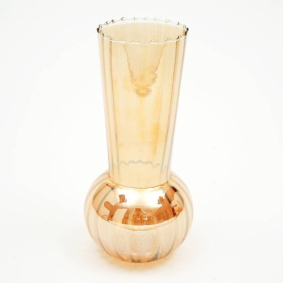 Whimsy Small Vase Elegant Decorative Accent For Home, Office & Events Modern Swirl Design For Floral Arrangements & Centerpieces