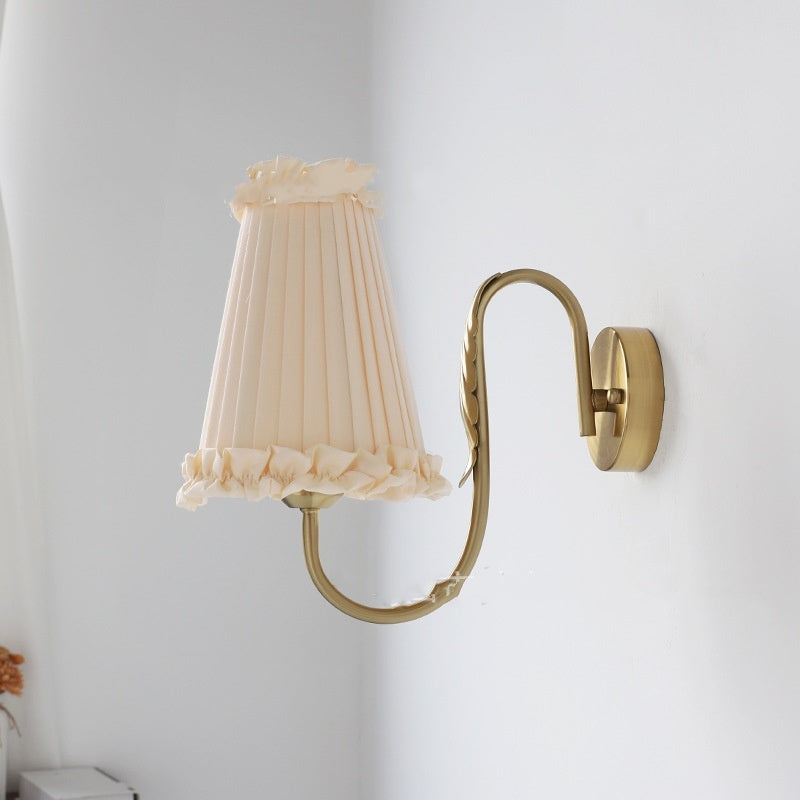 Wheat Wall Lamp Bedroom Bedside Retro Lamps