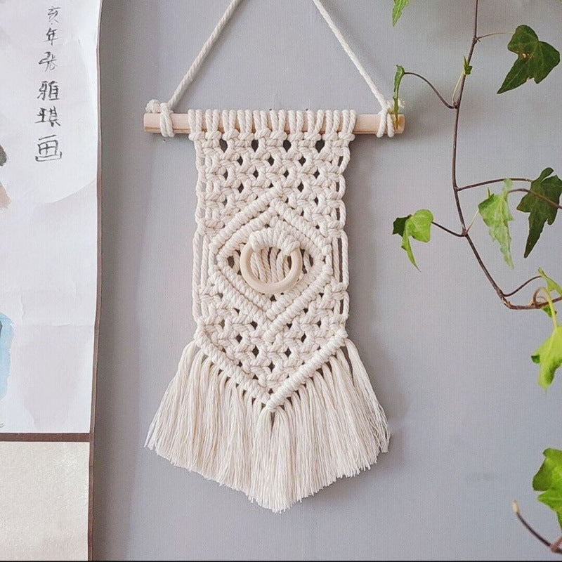 Ins Nordic Style Woven Wall Hanging Handmade Wall Decoration
