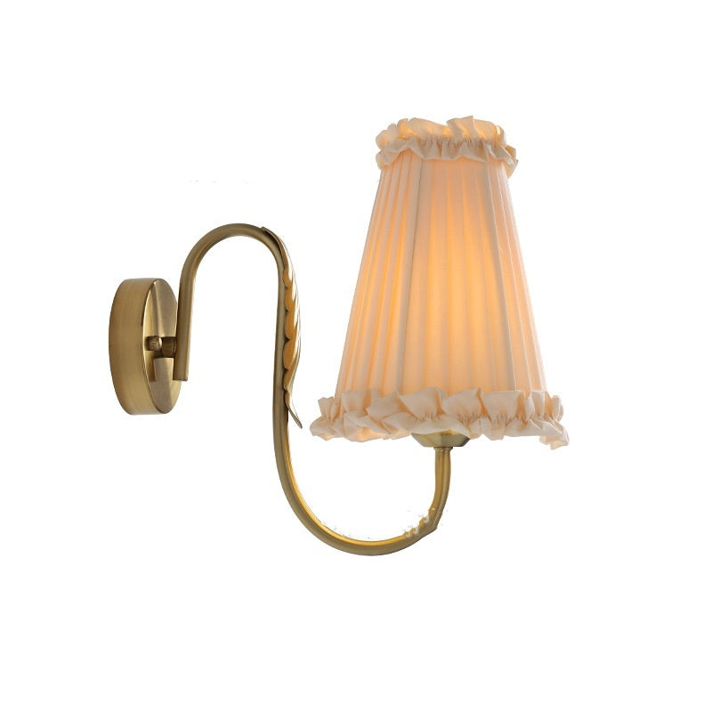 Wheat Wall Lamp Bedroom Bedside Retro Lamps