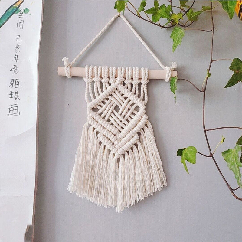 Ins Nordic Style Woven Wall Hanging Handmade Wall Decoration